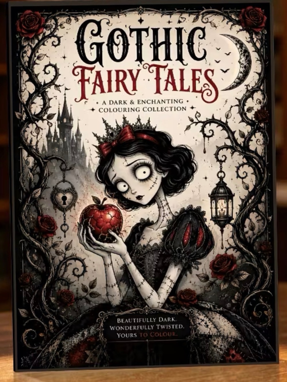 Gothic Fairy Tales Coloring Book – Dark Fantasy Princesses & Twisted Classics